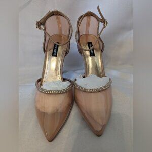 Nine West Tootsie Ankle Strap Pumps Size 8.5